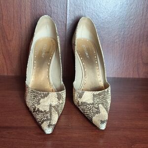 BCBGirls Brown Pointed-Toe Heels